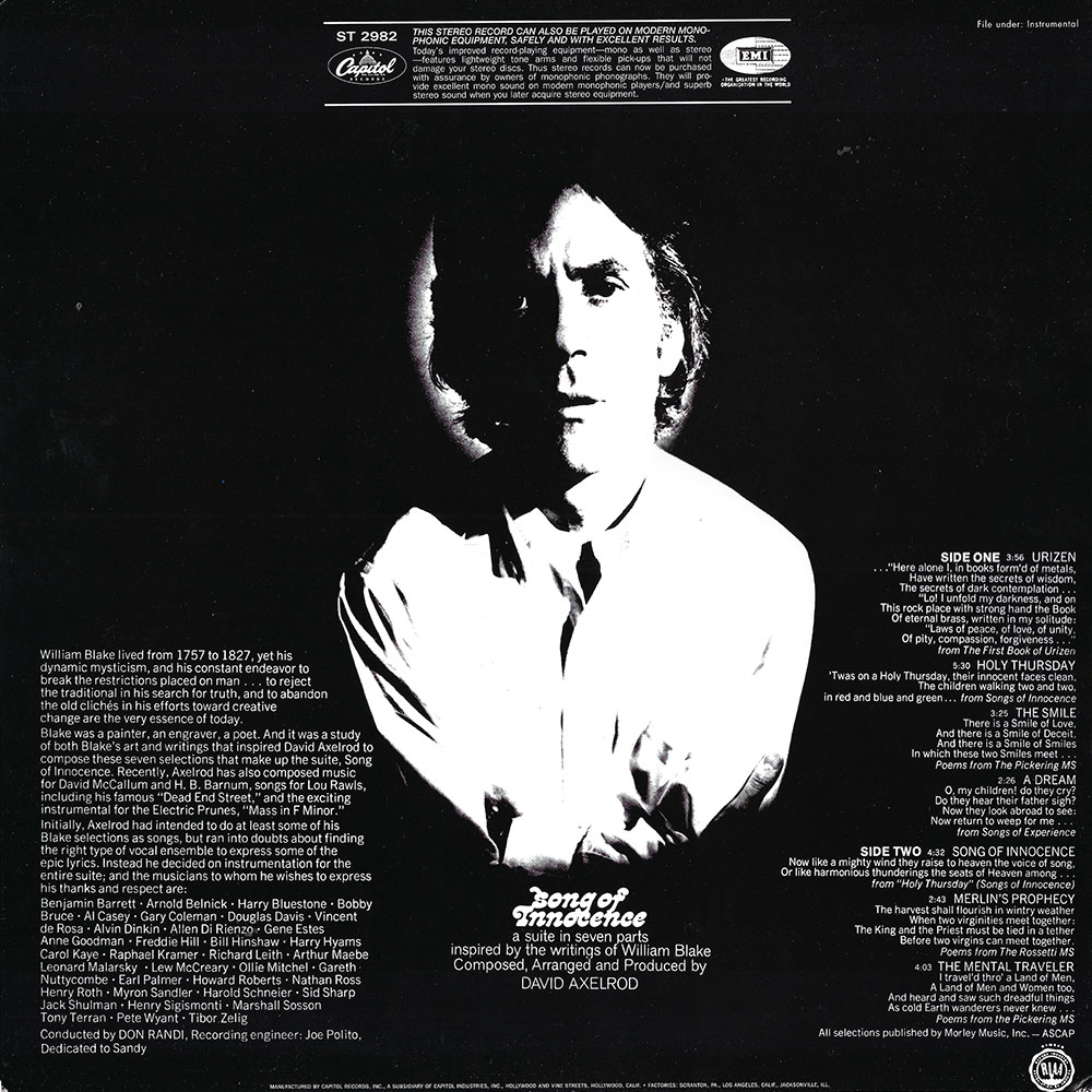 David Axelrod – Song of Innocence | In Sheeps Clothing