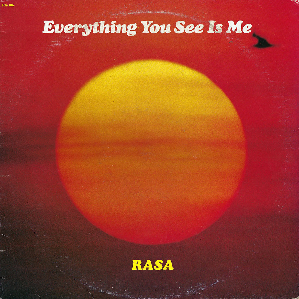 Rasa – Everything You See Is Me album cover
