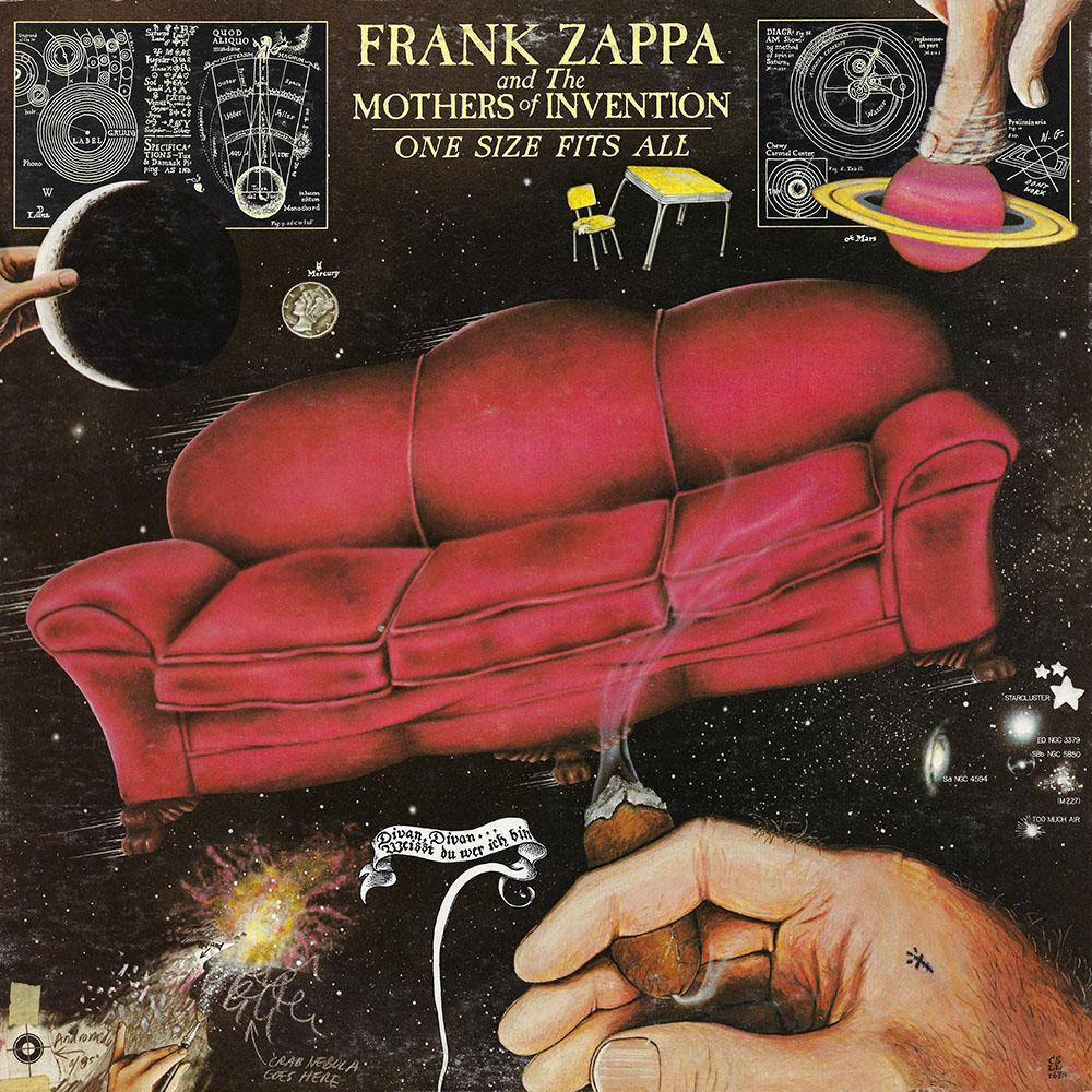 Frank Zappa And The Mothers Of Invention ‎– One Size Fits All album cover