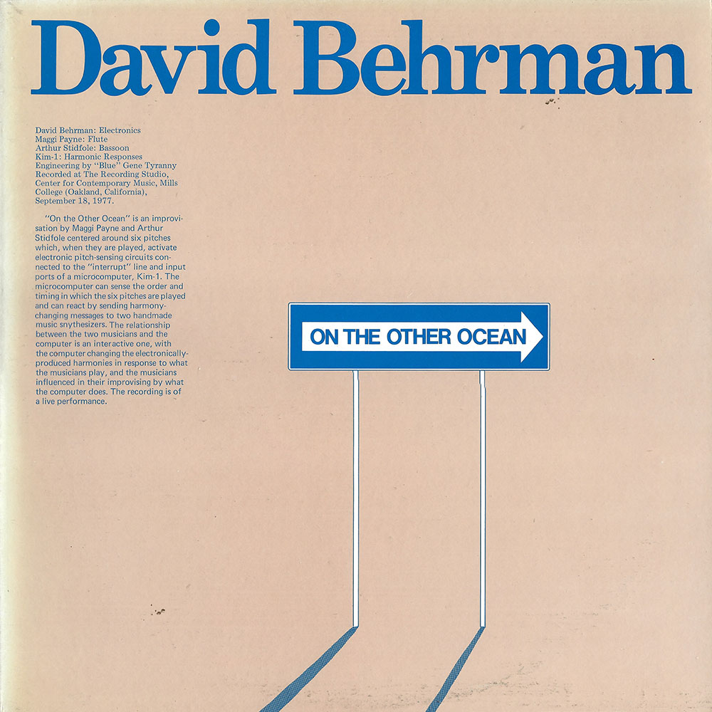 David Behrman – On the Other Ocean album cover