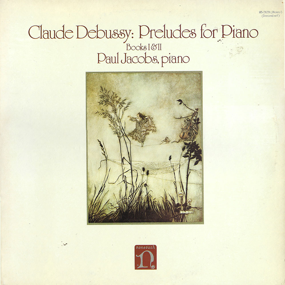Claude Debussy – Paul Jacobs ‎- Preludes For Piano album cover
