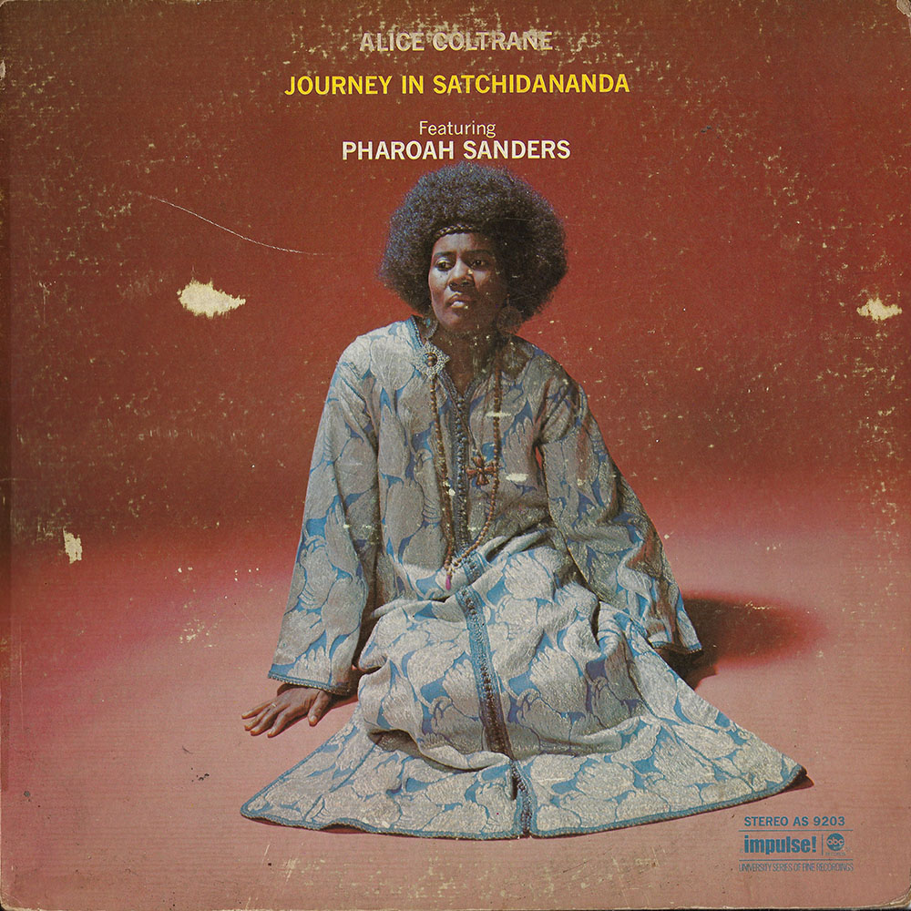 Alice Coltrane ft. Pharoah Sanders – Journey In Satchidananda album cover