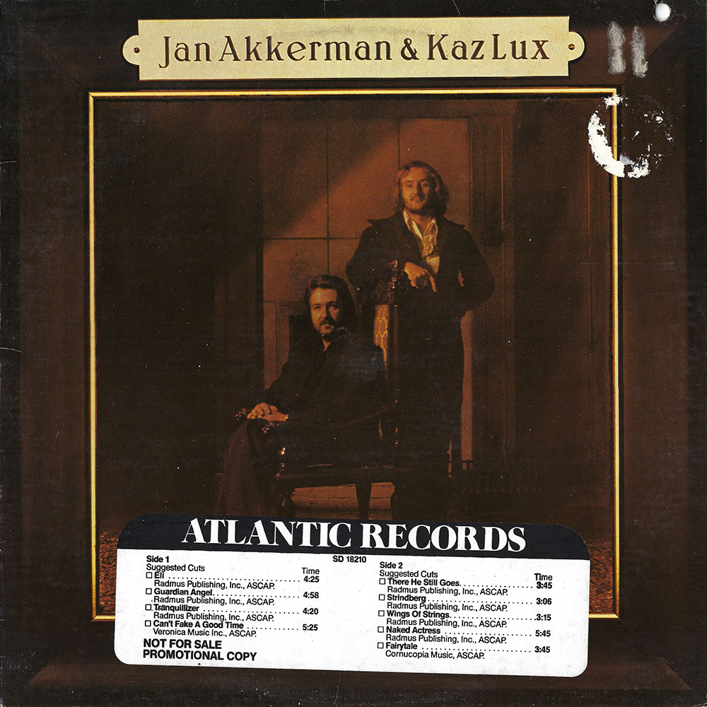 Jan Akkerman, Kaz Lux – Eli album cover
