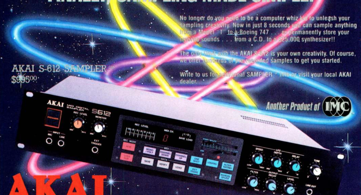 Akai Sampler from Musician magazine.