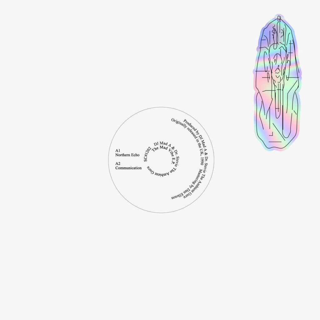 DJ Mad A & Dr. Stevie The Ambient Guru – The Mad Vibe E.P. 12″ product image