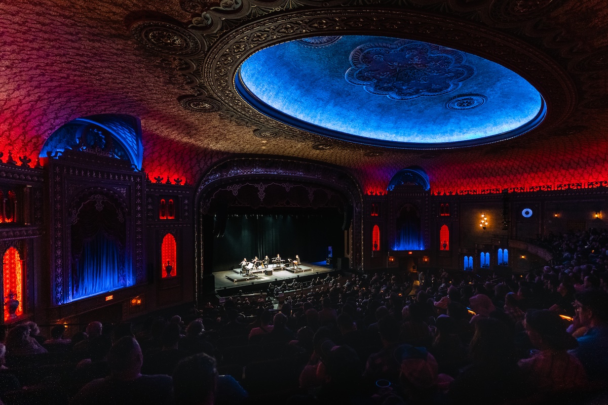 Eli Johnson and the Phillip Glass Ensemble at Big Ears in Knoxville.